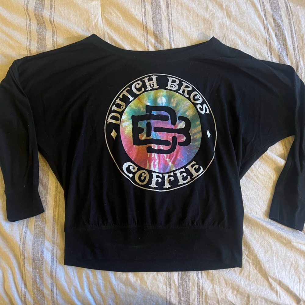 Dutch bros long sleeve cropped
